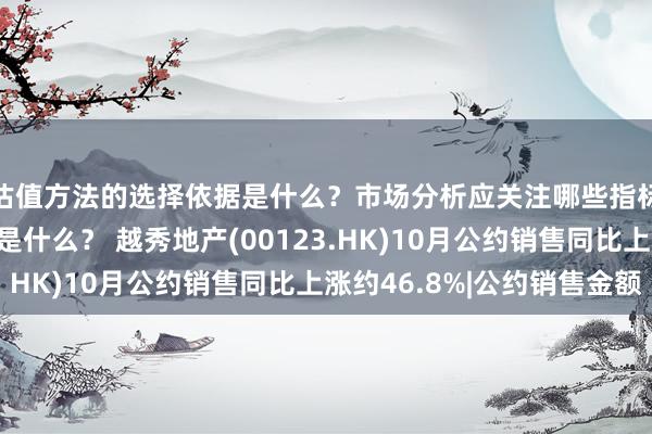 估值方法的选择依据是什么？市场分析应关注哪些指标？风险评估的步骤是什么？ 越秀地产(00123.HK)10月公约销售同比上涨约46.8%|公约销售金额