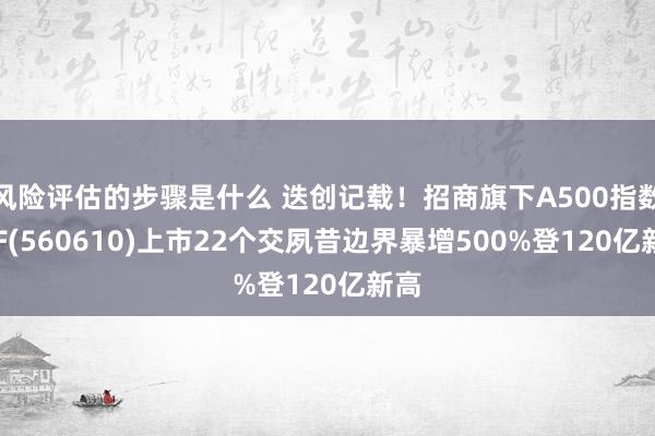 风险评估的步骤是什么 迭创记载！招商旗下A500指数ETF(560610)上市22个交夙昔边界暴增500%登120亿新高