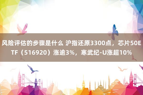 风险评估的步骤是什么 沪指还原3300点，芯片50ETF（516920）涨逾3%，寒武纪-U涨超10%