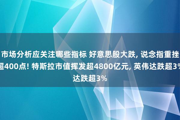 市场分析应关注哪些指标 好意思股大跌, 说念指重挫超400点! 特斯拉市值挥发超4800亿元, 英伟达跌超3%