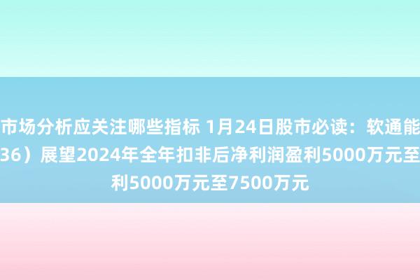 市场分析应关注哪些指标 1月24日股市必读：软通能源（301236）展望2024年全年扣非后净利润盈利5000万元至7500万元