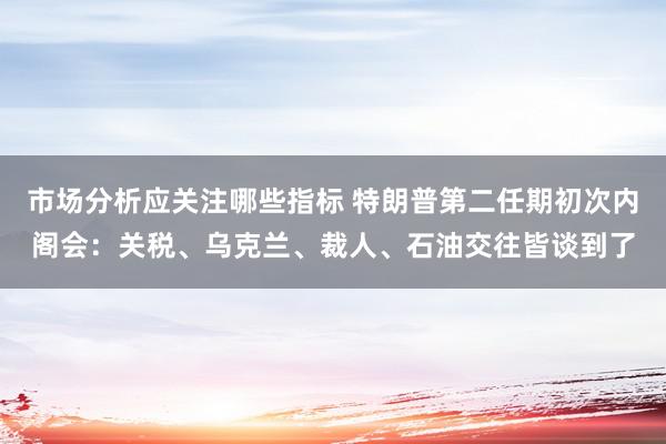 市场分析应关注哪些指标 特朗普第二任期初次内阁会：关税、乌克兰、裁人、石油交往皆谈到了